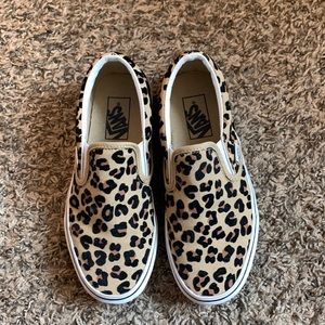 Cheetah print vans